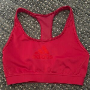 Adidas Women's Vibrant Pink Sports Bra